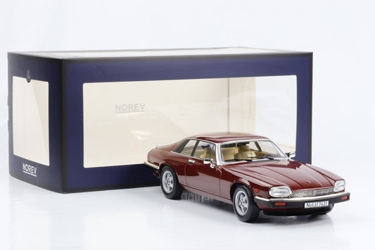 1:18 Jaguar XJ-S 5.3 H.E. Coupe 1982 red metallic Norev limited 200 pcs