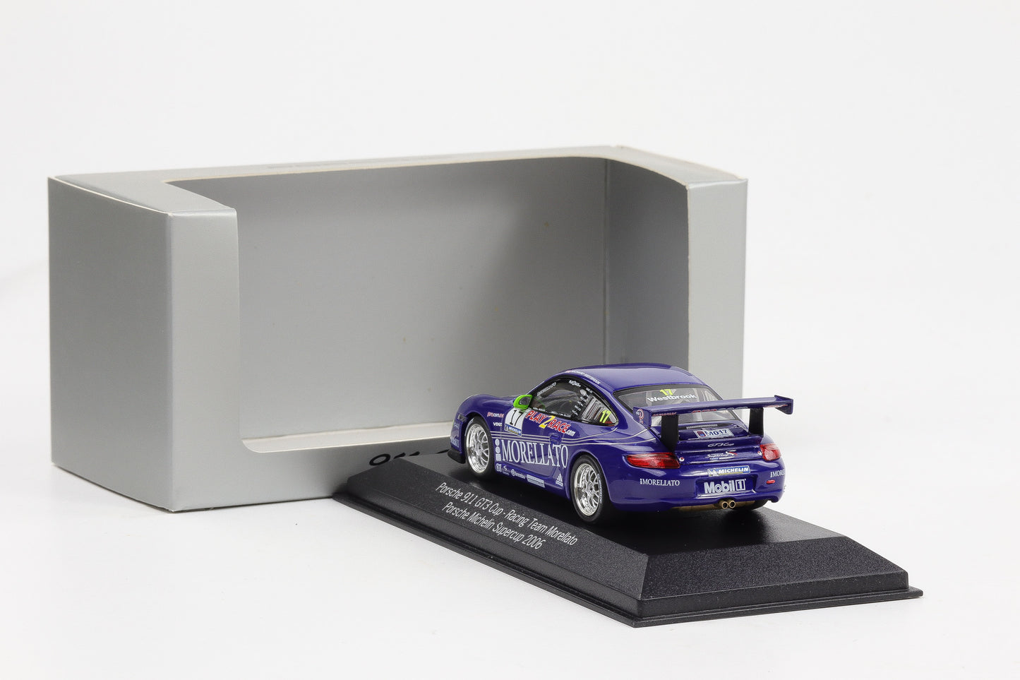 1:43 Minichamps Porsche 911 997 GT3 Cup #17 Morellato Supercup Westbrook WAP