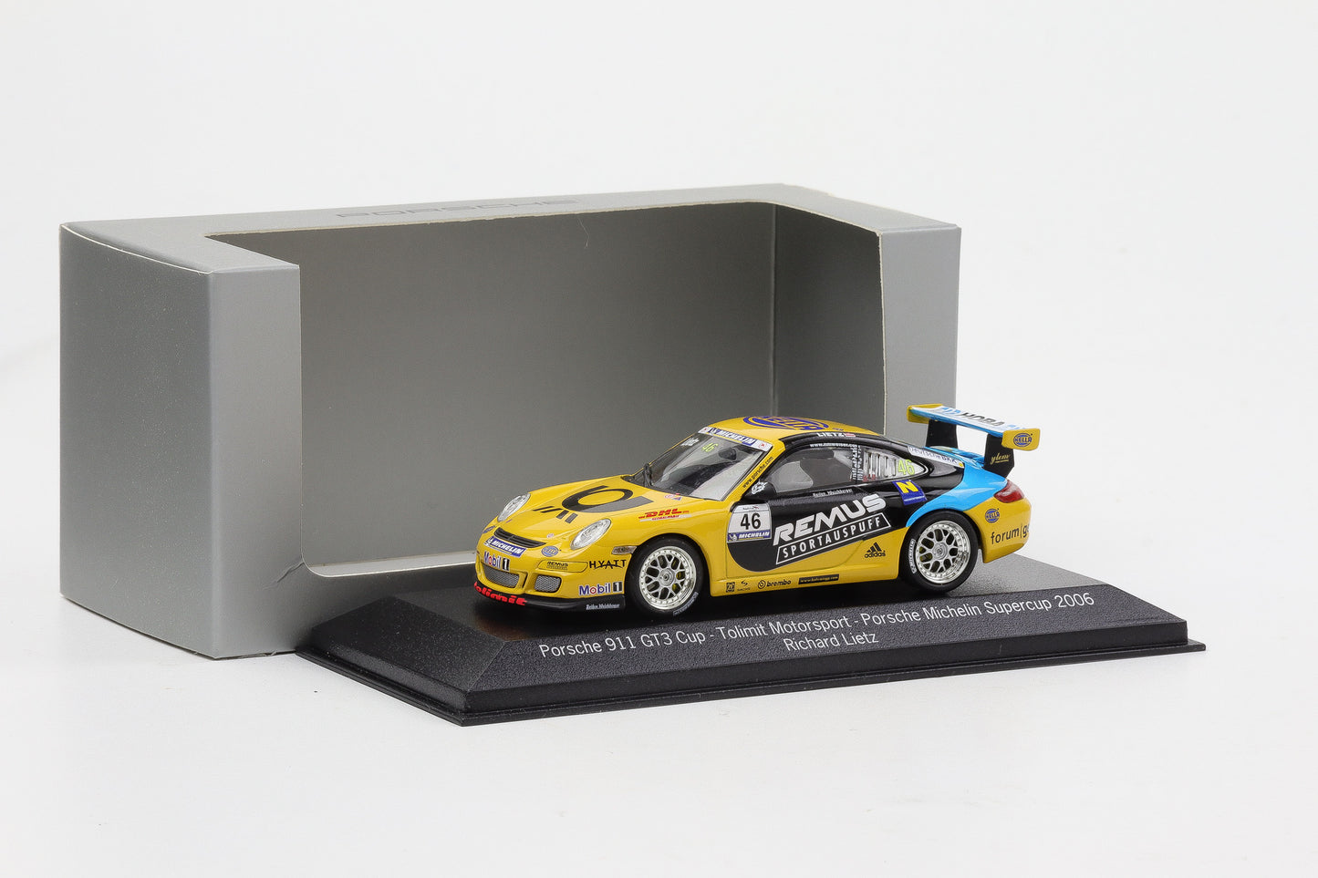 1:43 Minichamps Porsche 911 997 GT3 Cup #46 Tolimit Supercup Lietz WAP Dealer