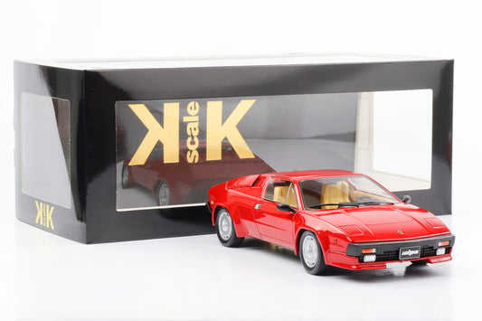 1:18 Lamborghini Jalpa 3500 rot 1982 with Hardtop removable KK Scale diecast