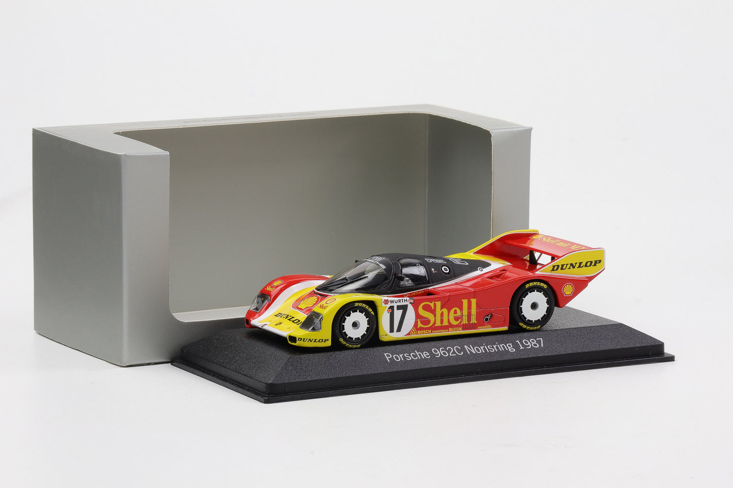 1:43 Minichamps Porsche 962C Norisring 1987 "Shell" #17, H.J. Stuck WAP Dealer