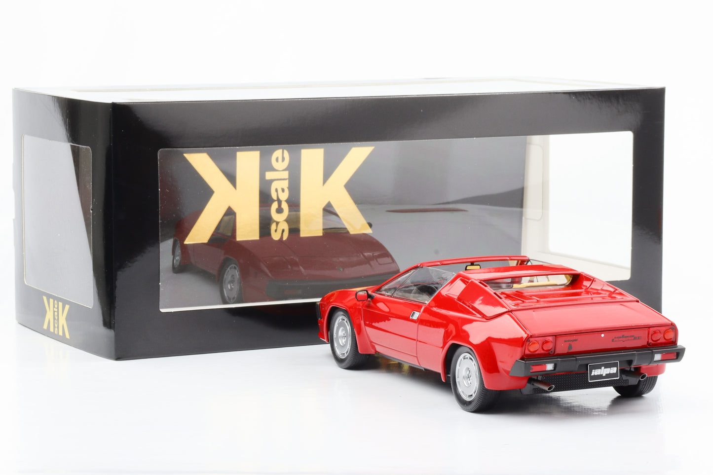 1:18 Lamborghini Jalpa 3500 rot 1982 with Hardtop removable KK Scale diecast