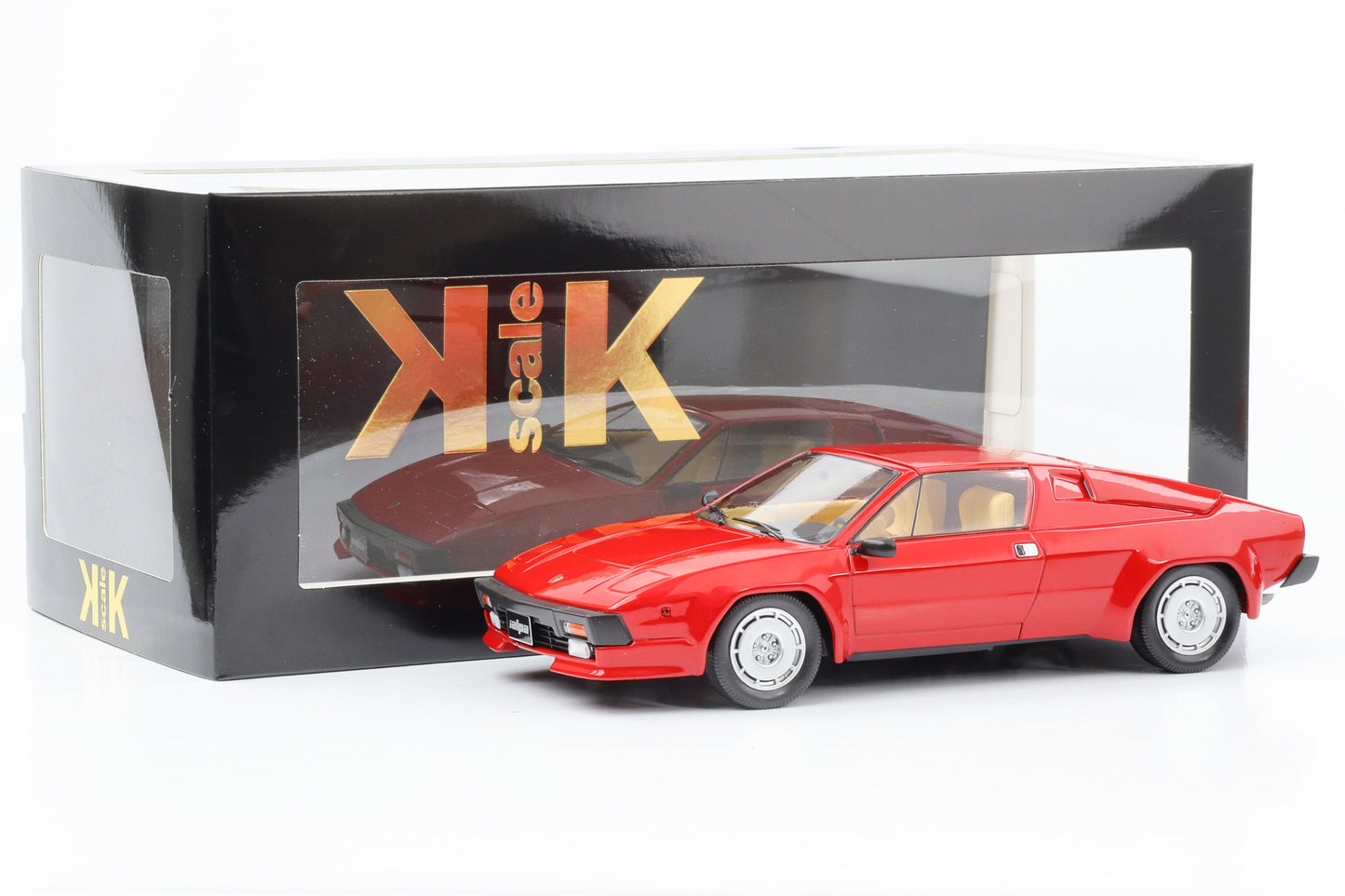 1:18 Lamborghini Jalpa 3500 rot 1982 with Hardtop removable KK Scale diecast