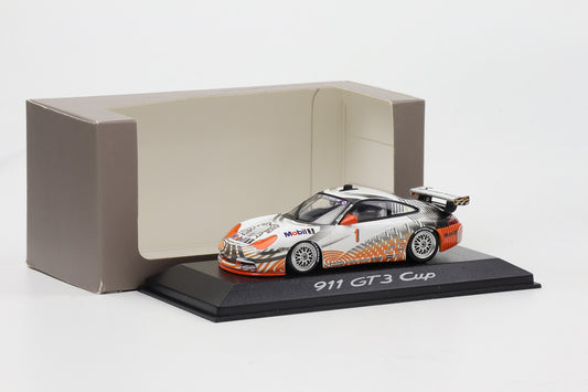 1:43 Minichamps Porsche 911 996 GT3 Cup n° 1 Supercup Präsentation WAP Dealer