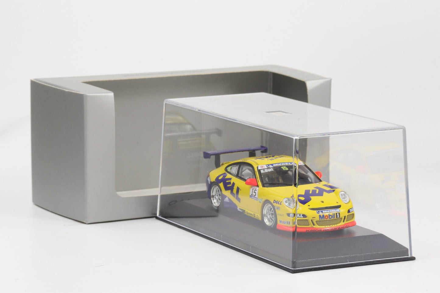 1:43 Minichamps Porsche 911 997 GT3 Cup #15 MRS DELL Supercup Burt WAP Dealer