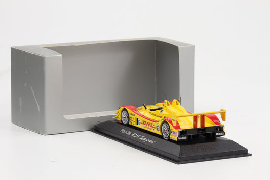 1:43 Porsche RS Spyder DHL #6 Luhr Massen Laguna Seca 2005 Minichamps WAP