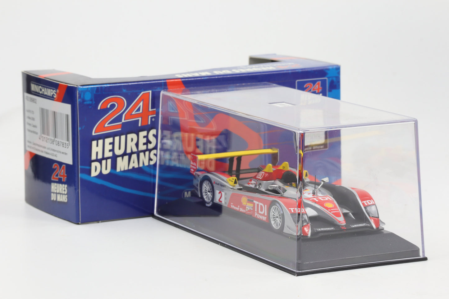 1:43 Minichamps Audi R10 TDI Winner 24h Le Mans 2008 Capello Kristensen Mc Nish
