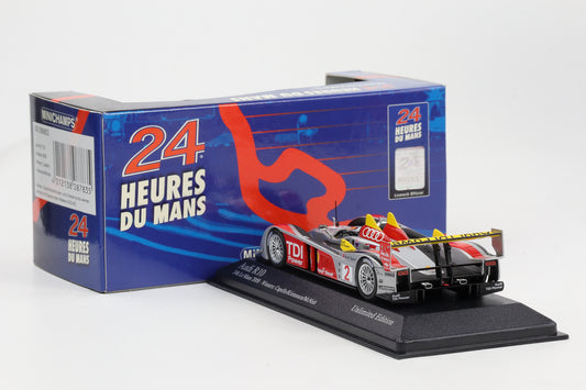 1:43 Minichamps Audi R10 TDI Winner 24h Le Mans 2008 Capello Kristensen Mc Nish