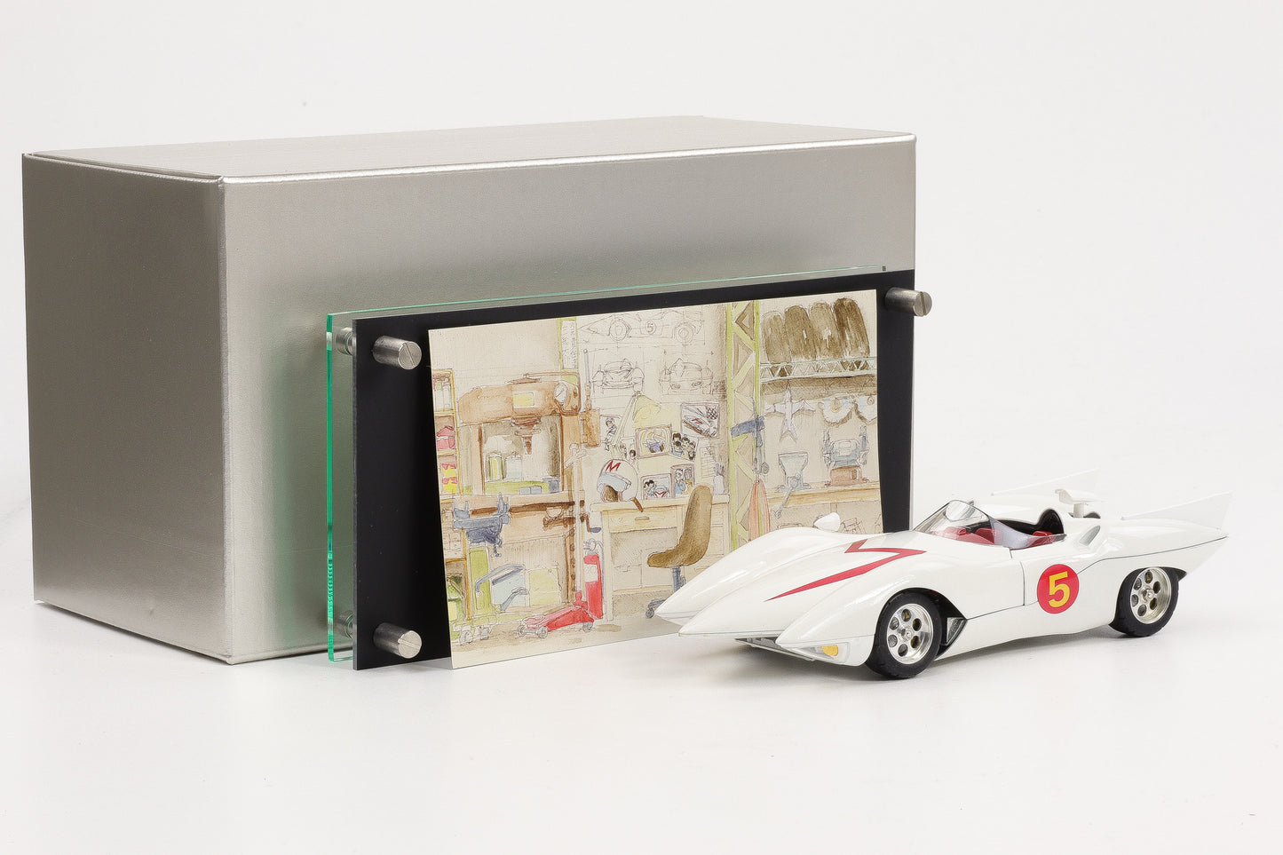 1:32 Schwyn Haas Hamilton Speed Racer Mach 5 Go Go PReMo series 3 white
