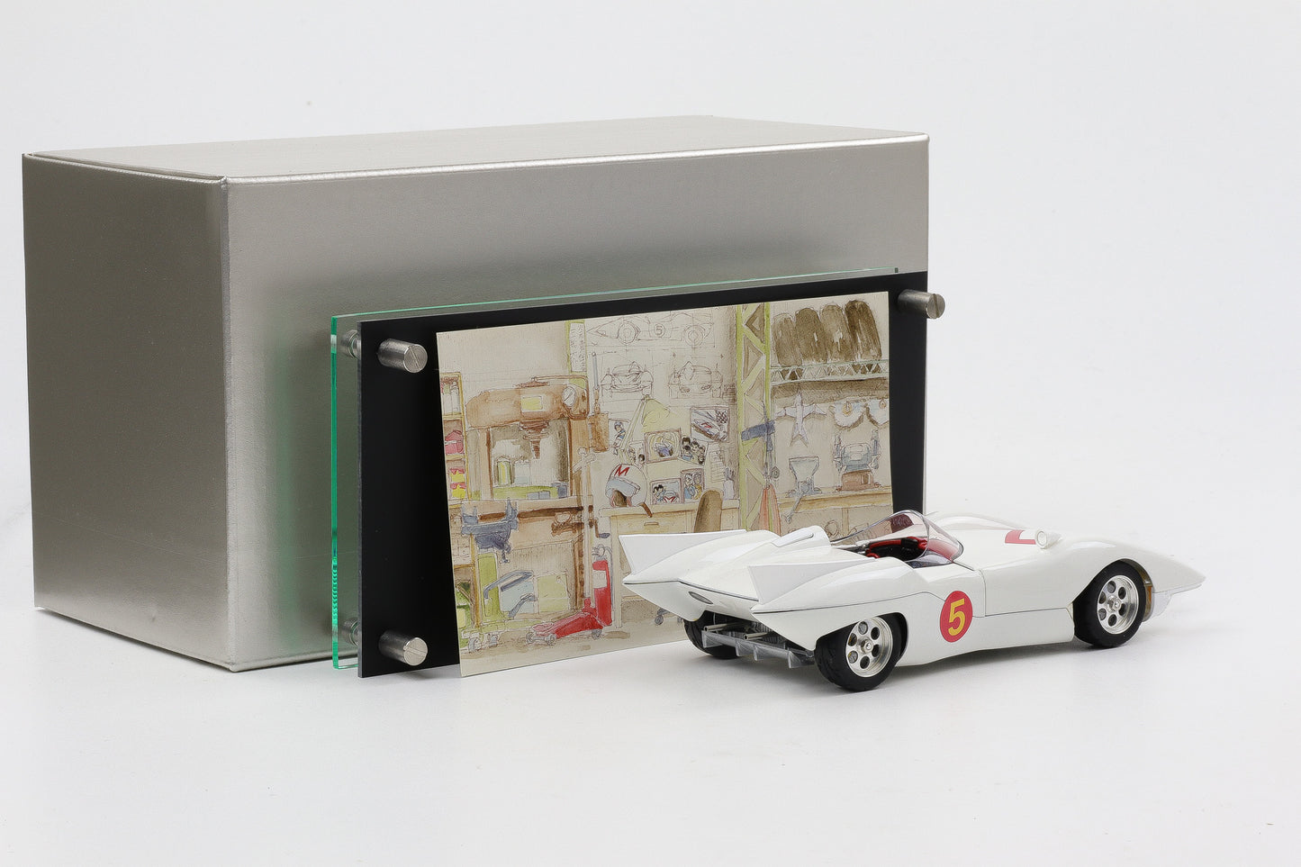 1:32 Schwyn Haas Hamilton Speed Racer Mach 5 Go Go PReMo series 3 white