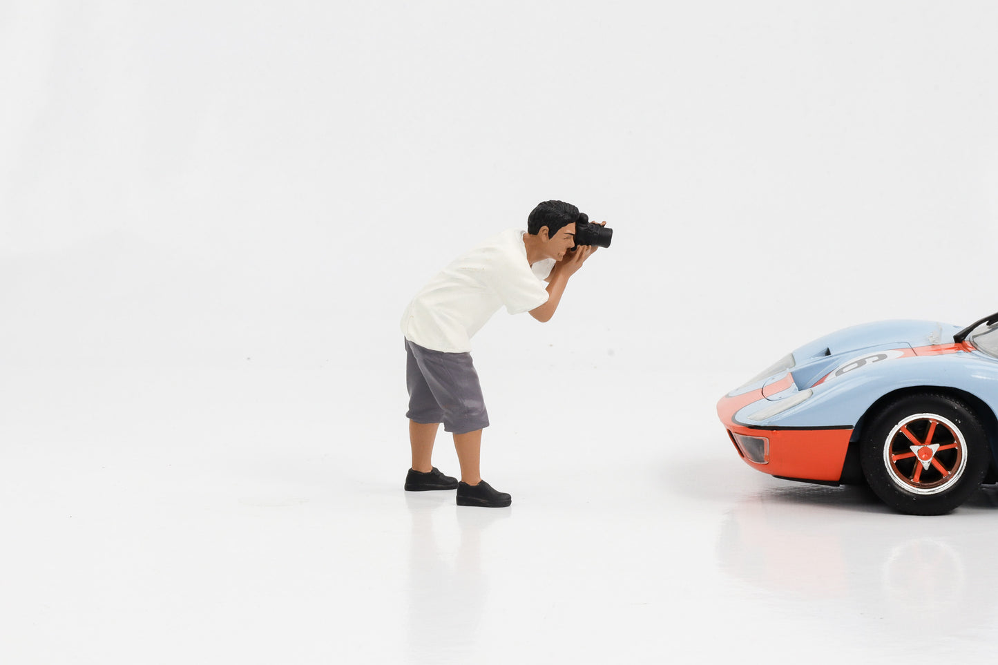 1:18 Figur Weekend Car Show Fotograf Figuren American Diorama Figuren