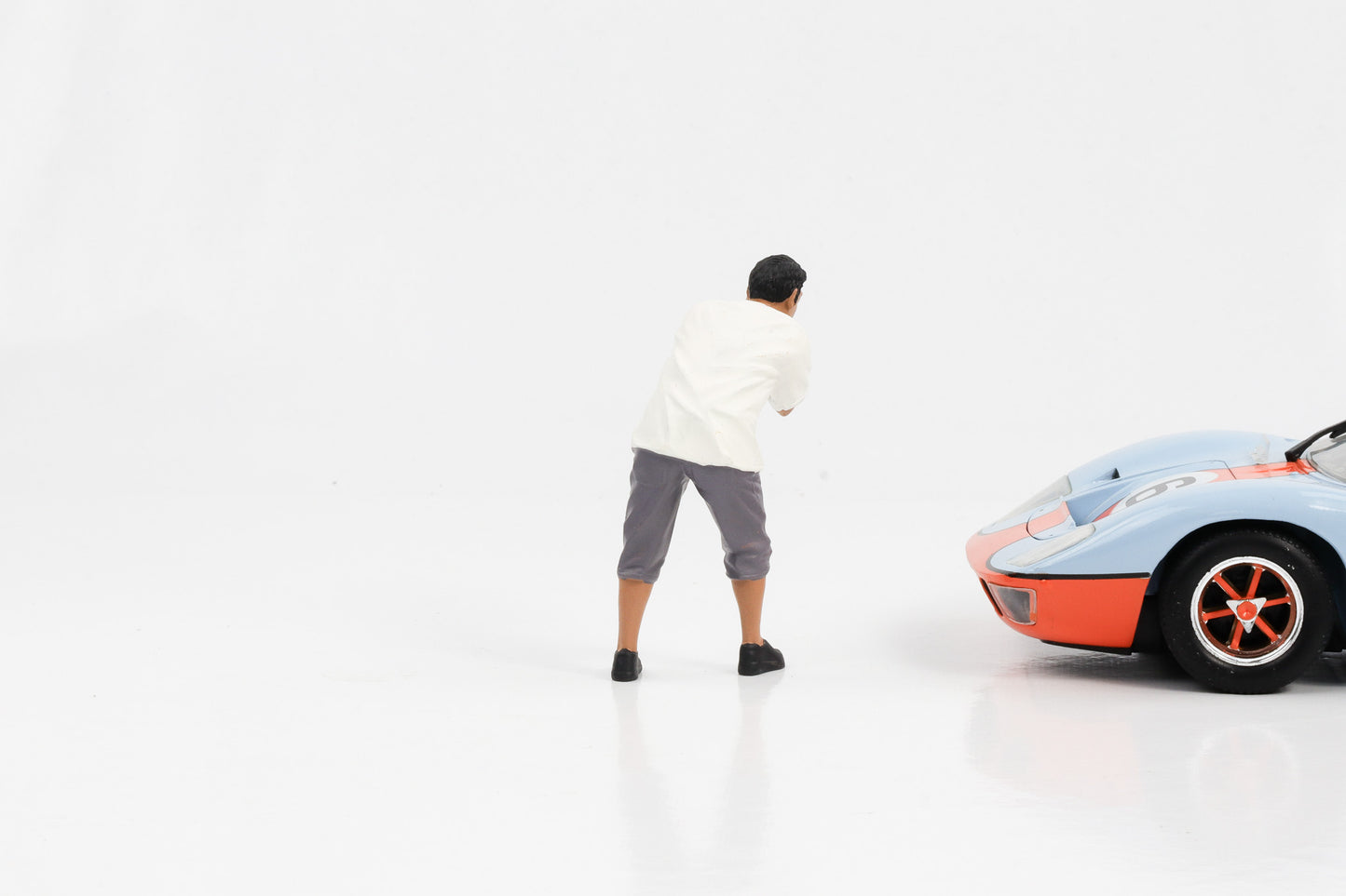 1:18 Figur Weekend Car Show Fotograf Figuren American Diorama Figuren