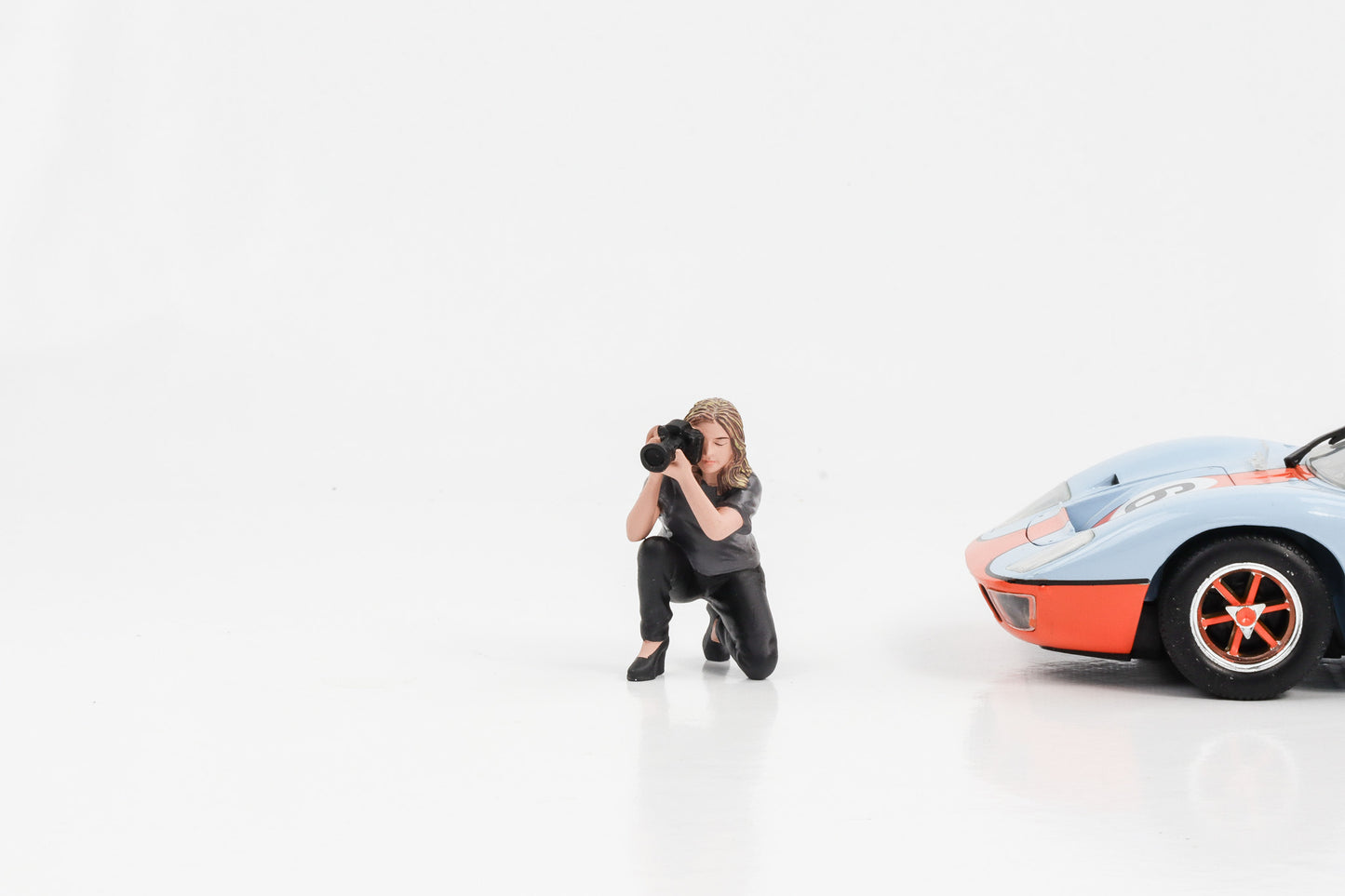 1:18 Figur Weekend Car Show Fotograf/in Figuren American Diorama Figuren