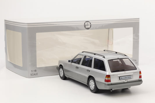 1:18 Triple9 Mercedes-Benz E-Klasse T-Modell S124 1995 silber Turbodiesel