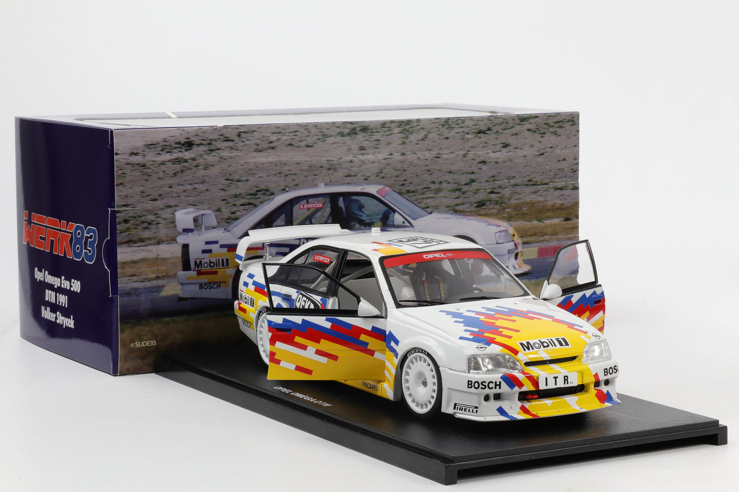 1:18 Werk83 Opel Omega 3000 Evo 500 #37 DTM 1991 Volker Strycek Team Irmscher