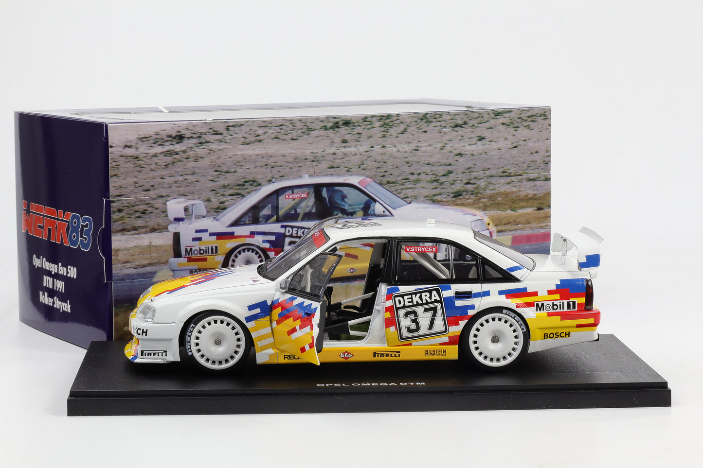 1:18 Werk83 Opel Omega 3000 Evo 500 #37 DTM 1991 Volker Strycek Team Irmscher