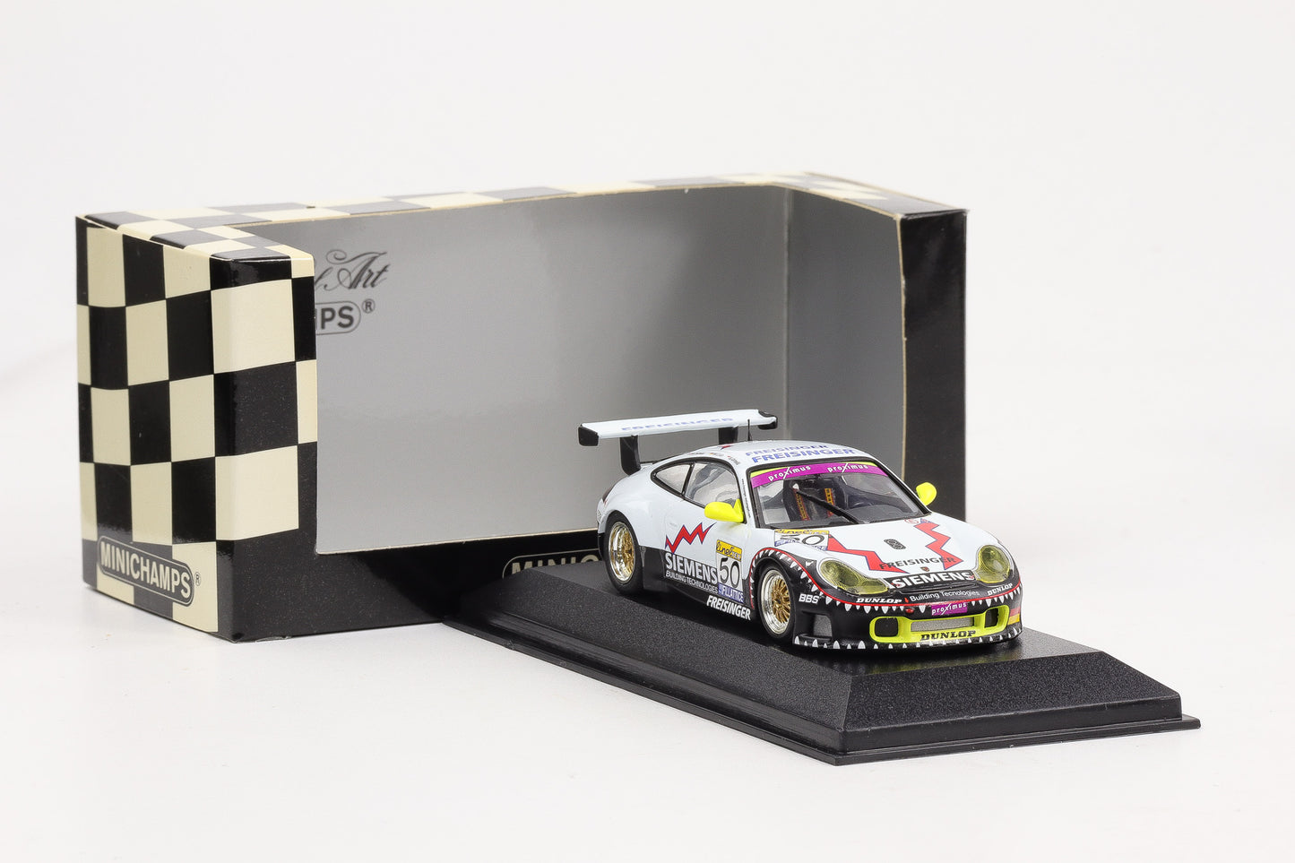 1:43 Minichamps Porsche 911 GT3 RS #50 24h Spa 2003 Winners Ortelli Lieb Dumas