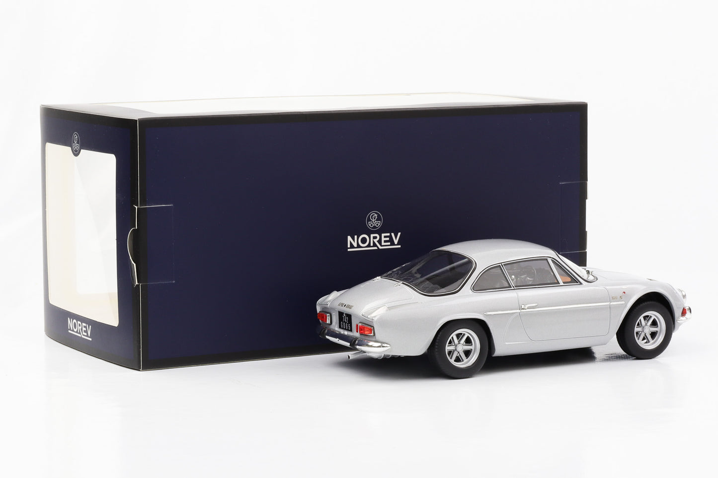1:18 Renault Alpine A110 1600S 1970 silber Norev Limited 200 pcs.