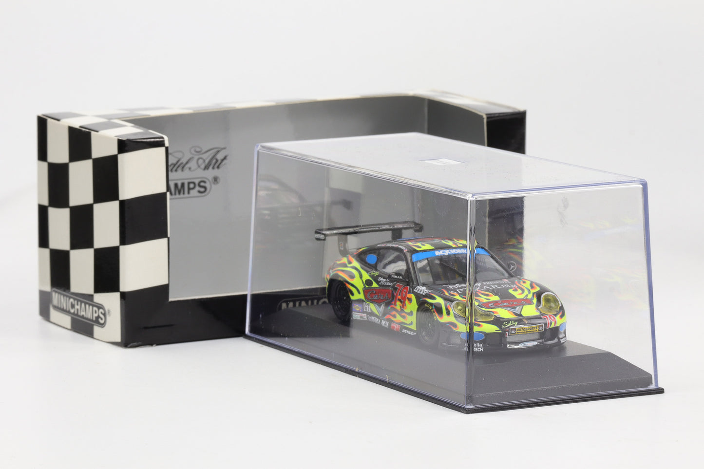1:43 Minichamps Porsche 911 GT3 RS Sally GP Miami 2004 Disney Pixar Film