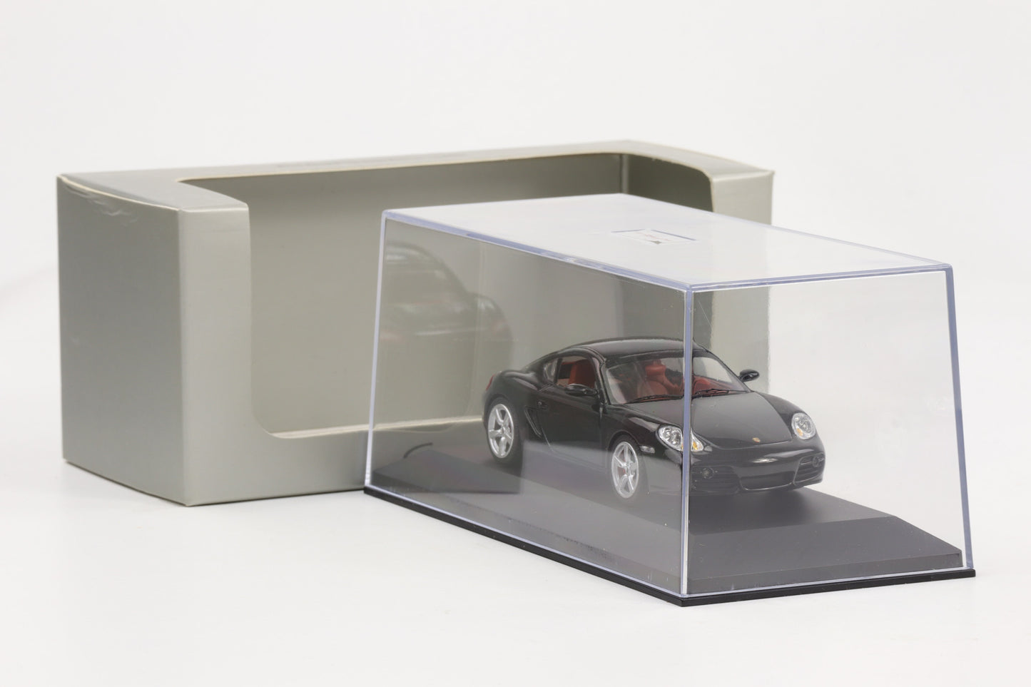 1:43 Schuco Porsche Cayman S schwarz metallic 2005 Dealer WAP 020 302 16