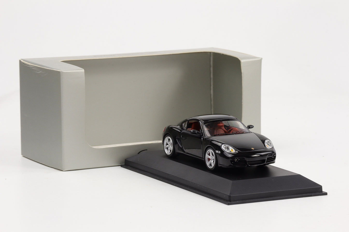1:43 Schuco Porsche Cayman S schwarz metallic 2005 Dealer WAP 020 302 16