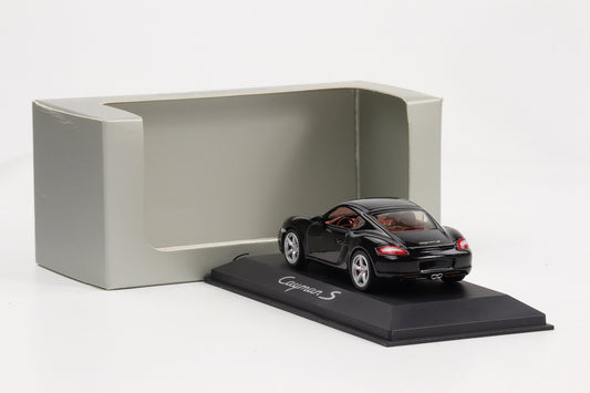 1:43 Schuco Porsche Cayman S schwarz metallic 2005 Dealer WAP 020 302 16