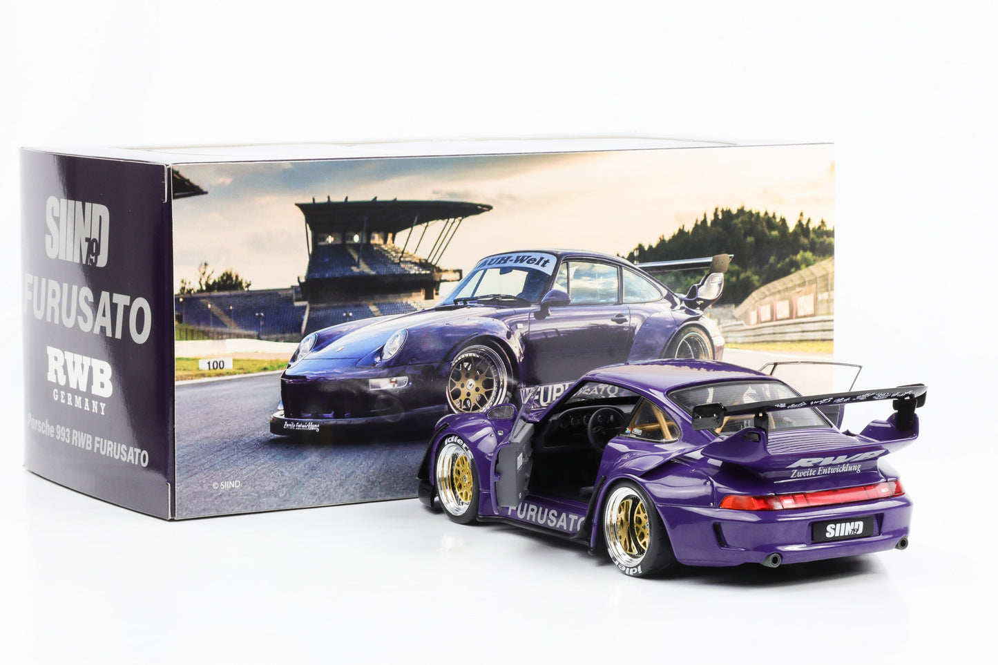 1:18 Porsche 911 993 RWB Rauh-Welt Germany Furusato Sidney WERK83 diecast