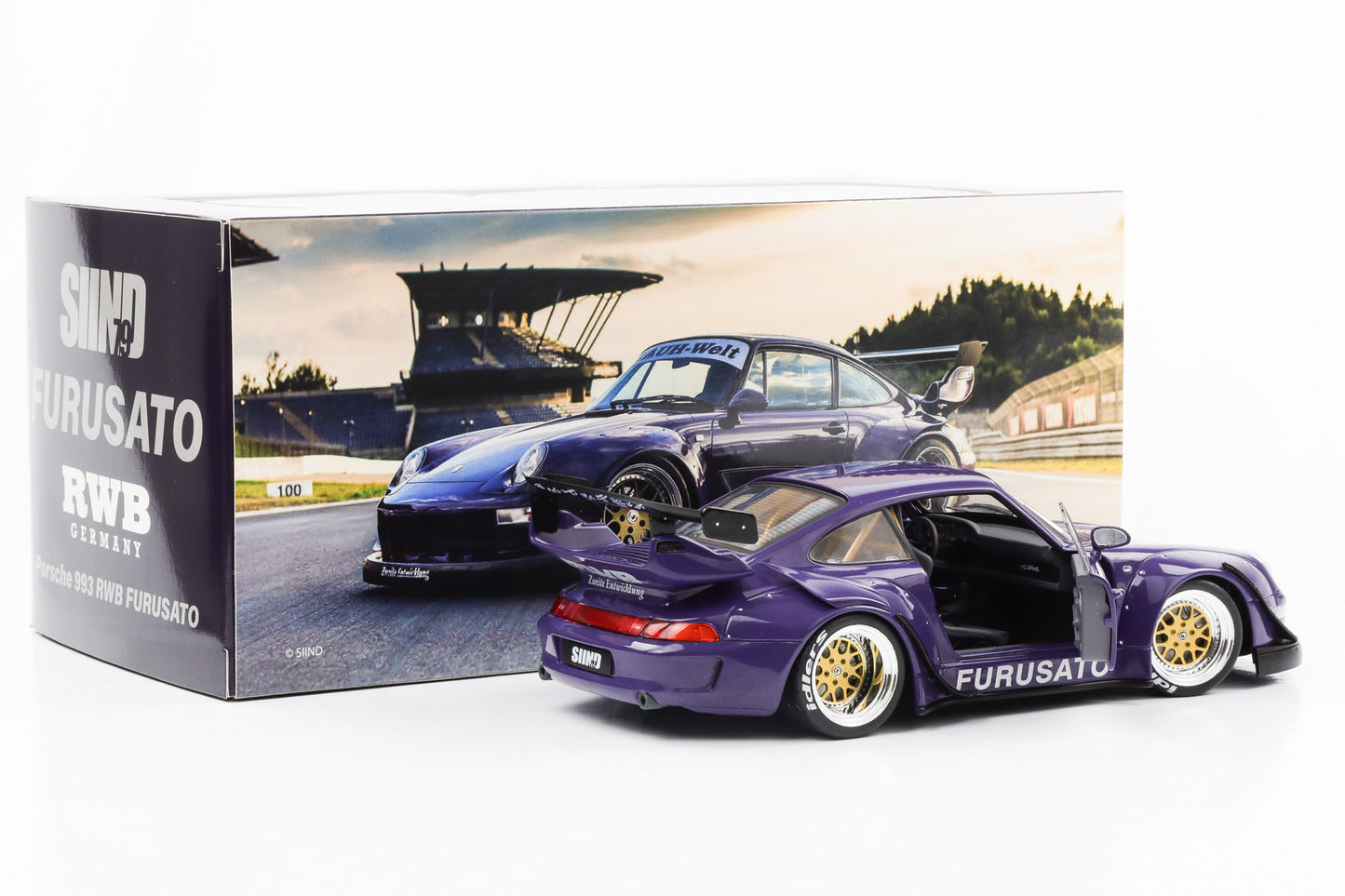 1:18 Porsche 911 993 RWB Rauh-Welt Germany Furusato Sidney WERK83 diecast