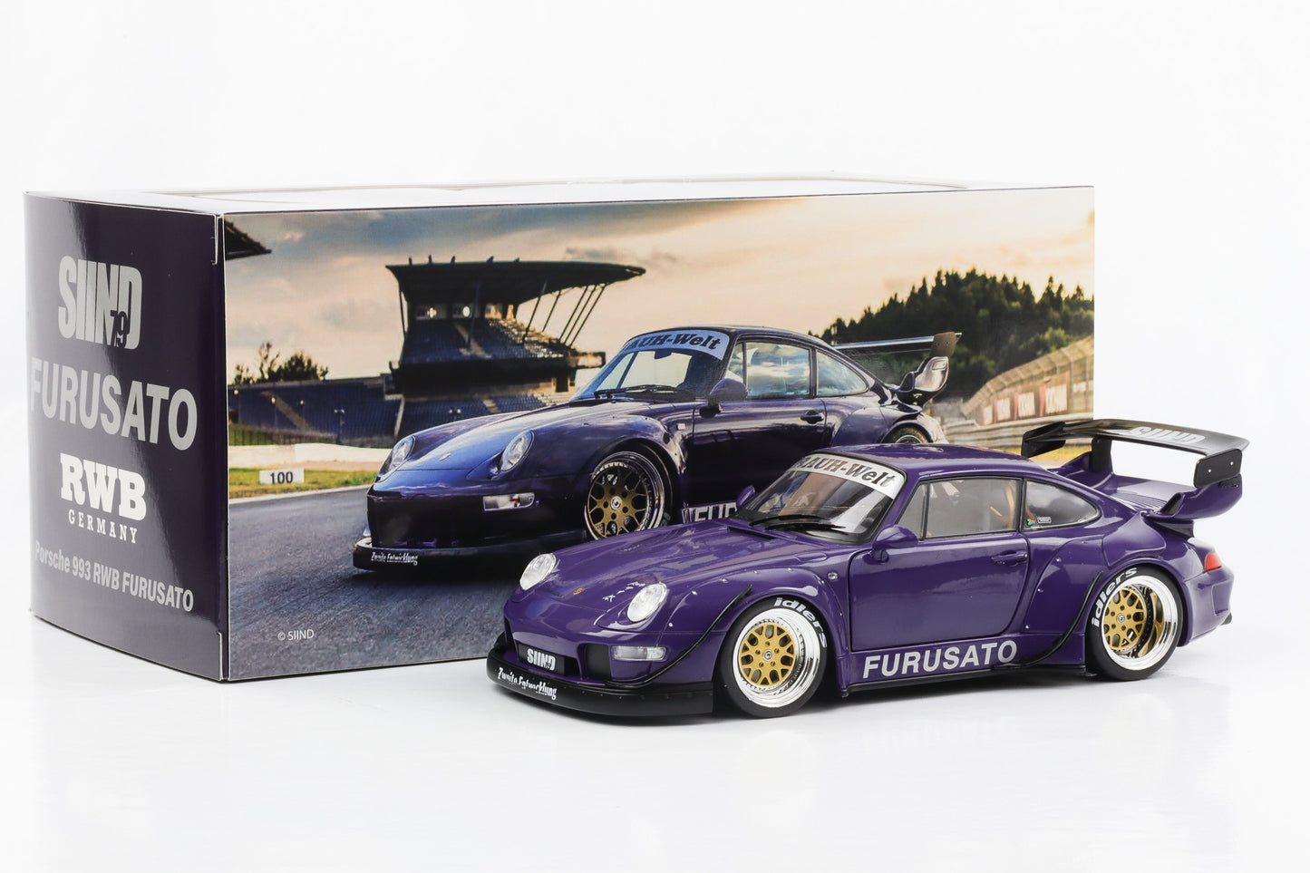 1:18 Porsche 911 993 RWB Rauh-Welt Germany Furusato Sidney WERK83 diecast