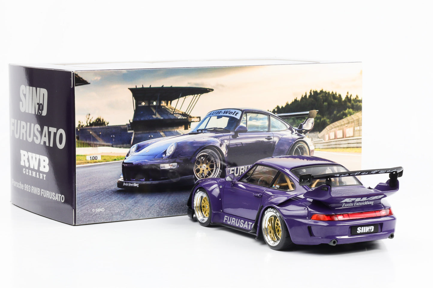 1:18 Porsche 911 993 RWB Rauh-Welt Germany Furusato Sidney WERK83 diecast