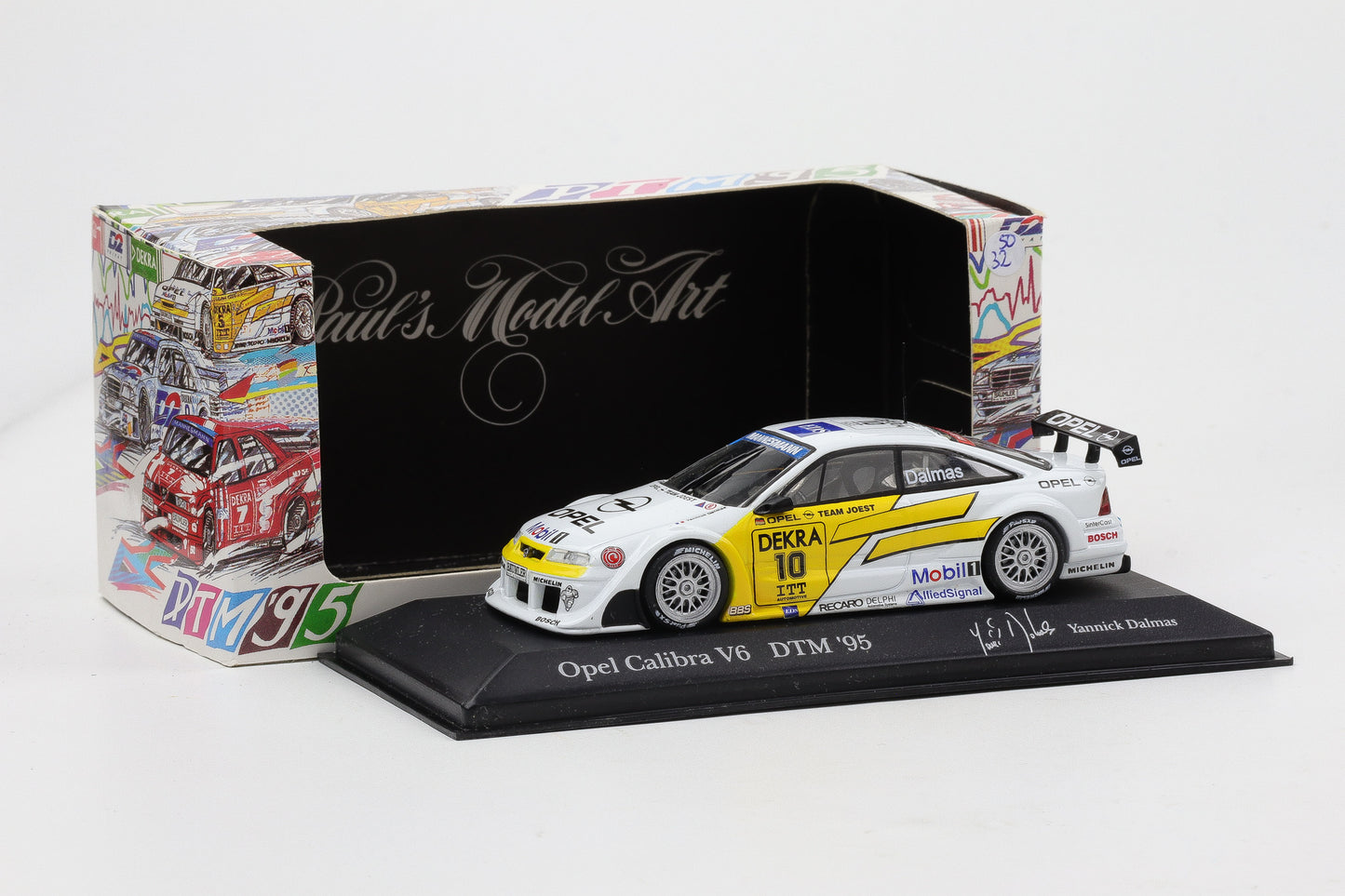 1:43 Minichamps Opel Calibra V6 4X4 DTM 1995 Team Joest #10 Y. Dalmas