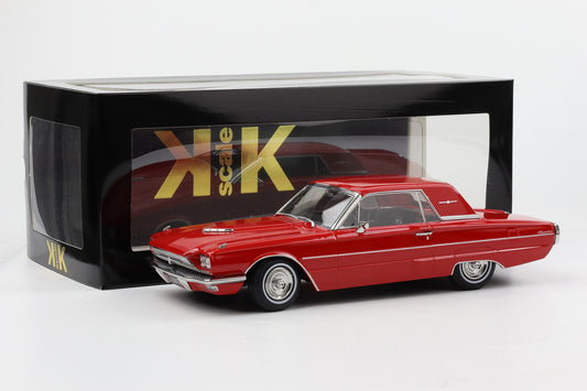 1:18 KK-Scale Ford Thunderbird Hardtop Coupe Baujahr 1966 rot „Flair Birds“