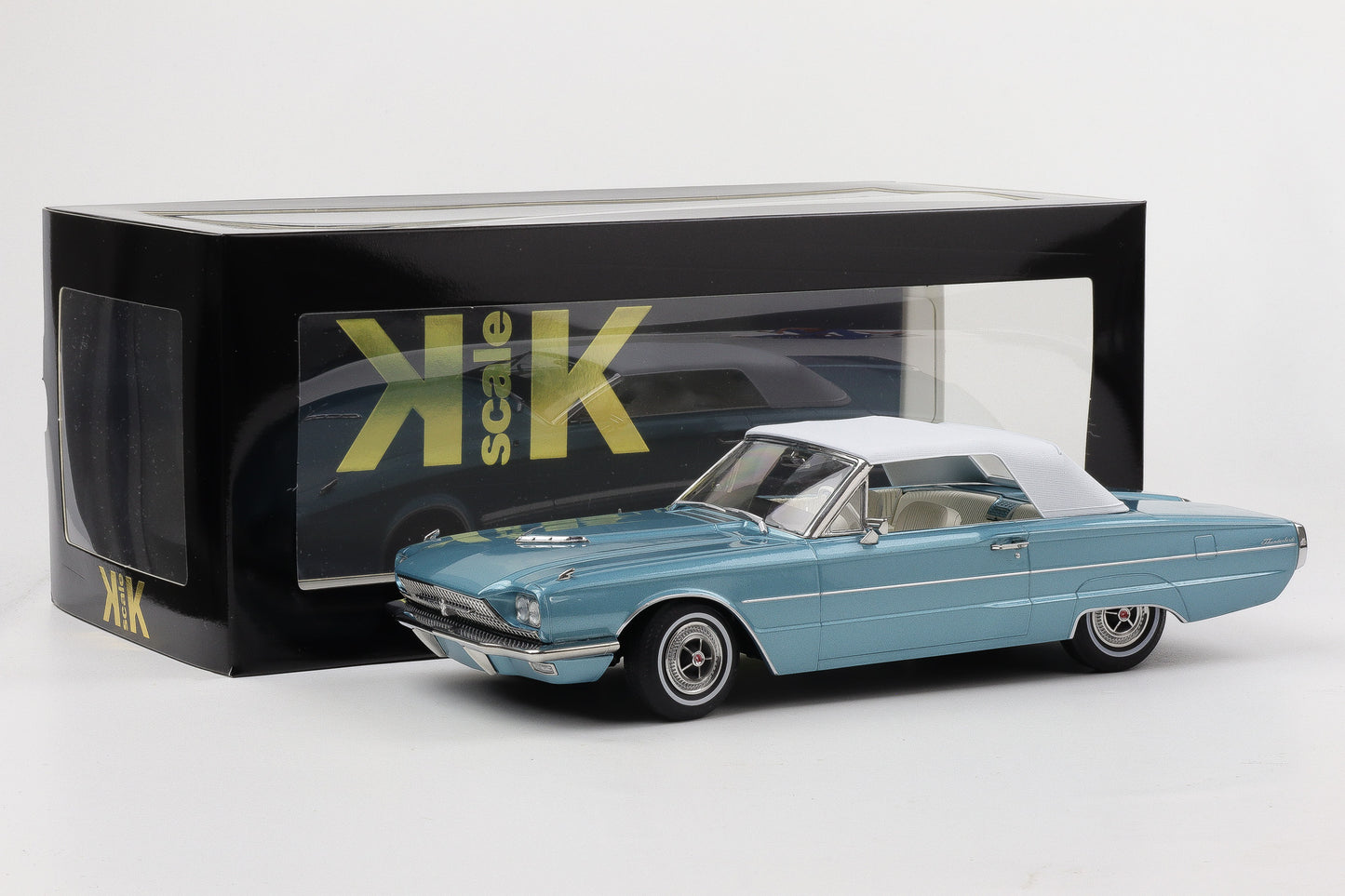 1:18 KK-Scale Ford Thunderbird 1966 like Movie Thelma & Louise hellblau