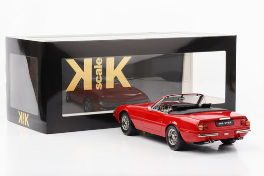 1:18 Ferrari 365 GTS/4 Daytona 1. Serie 1969 Cabriolet rot KK-Scale diecast