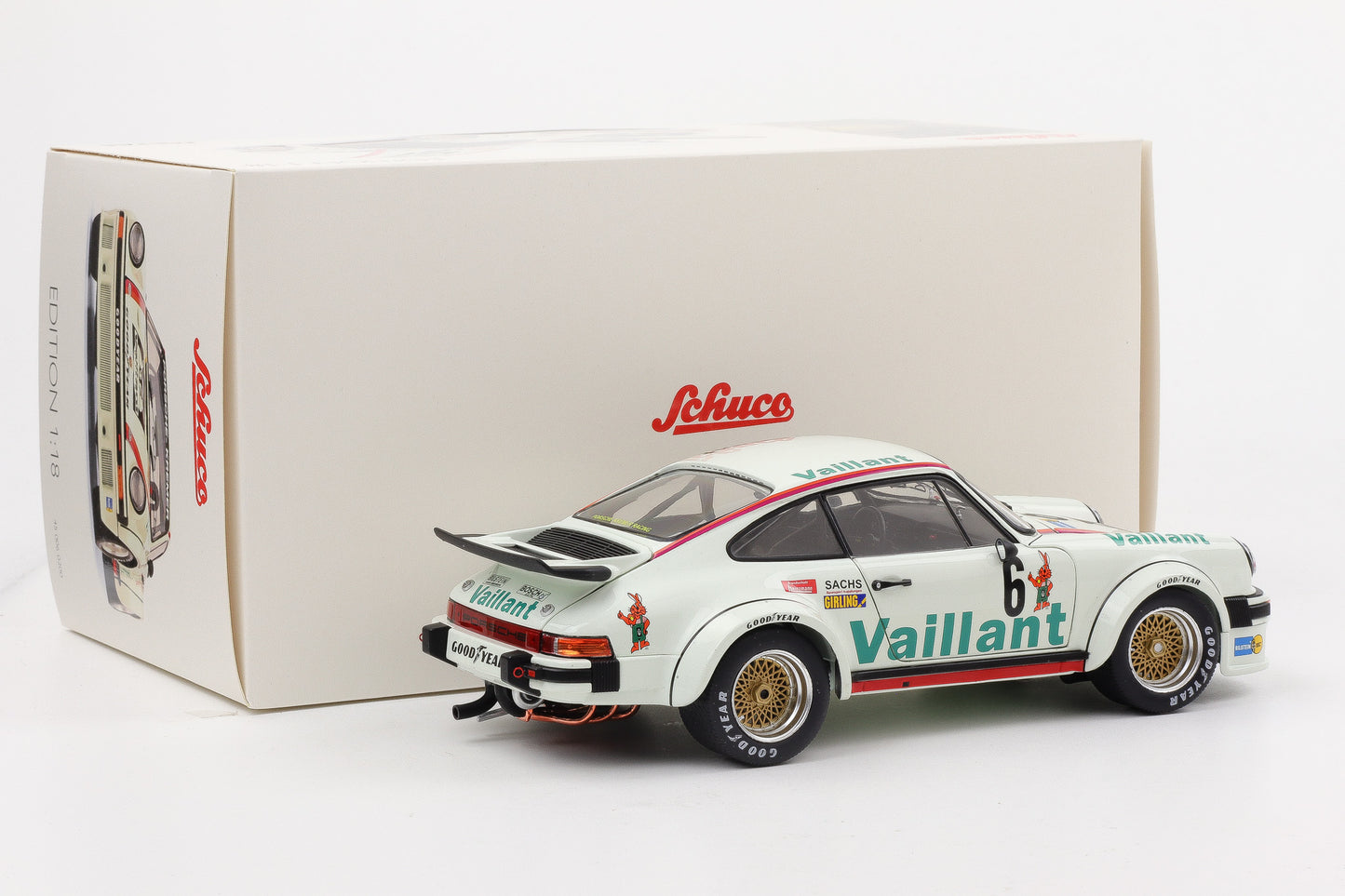 1:18 Schuco Kremer Porsche 934 RSR #6 European GT Championship Norisring 1976 Wollek