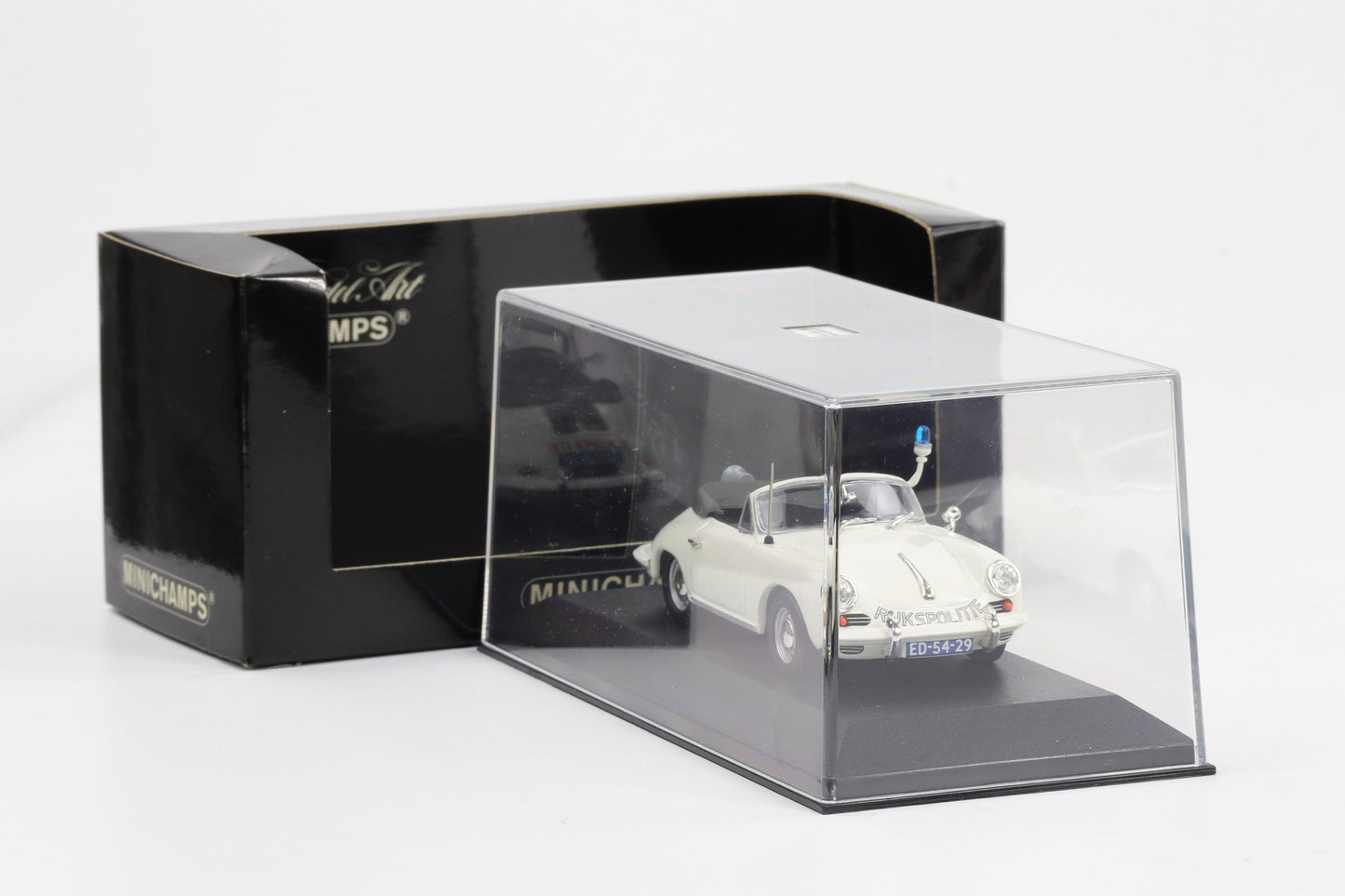 1:43 Minichamps Porsche 356 C Cabriolet 1965 Rijkspolitie Polizei weiß