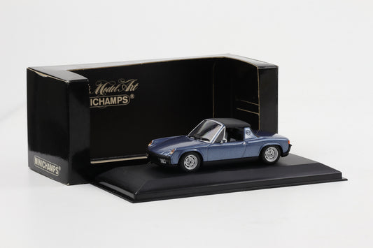 1:43 Minichamps Porsche 914 2.0 Hardtop 1969 - 1973 blau metallic