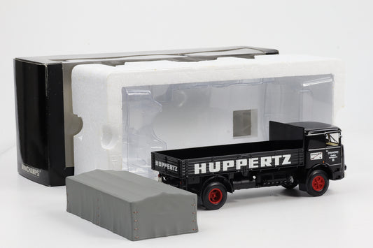 1:43 Minichamps Büssing LU11/16 Pritschenwagen mit Plane "Huppertz" 439 073021
