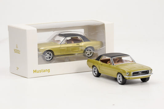 1:43 Jet Car Ford Mustang gold metallic 1968 Norev diecast 270569