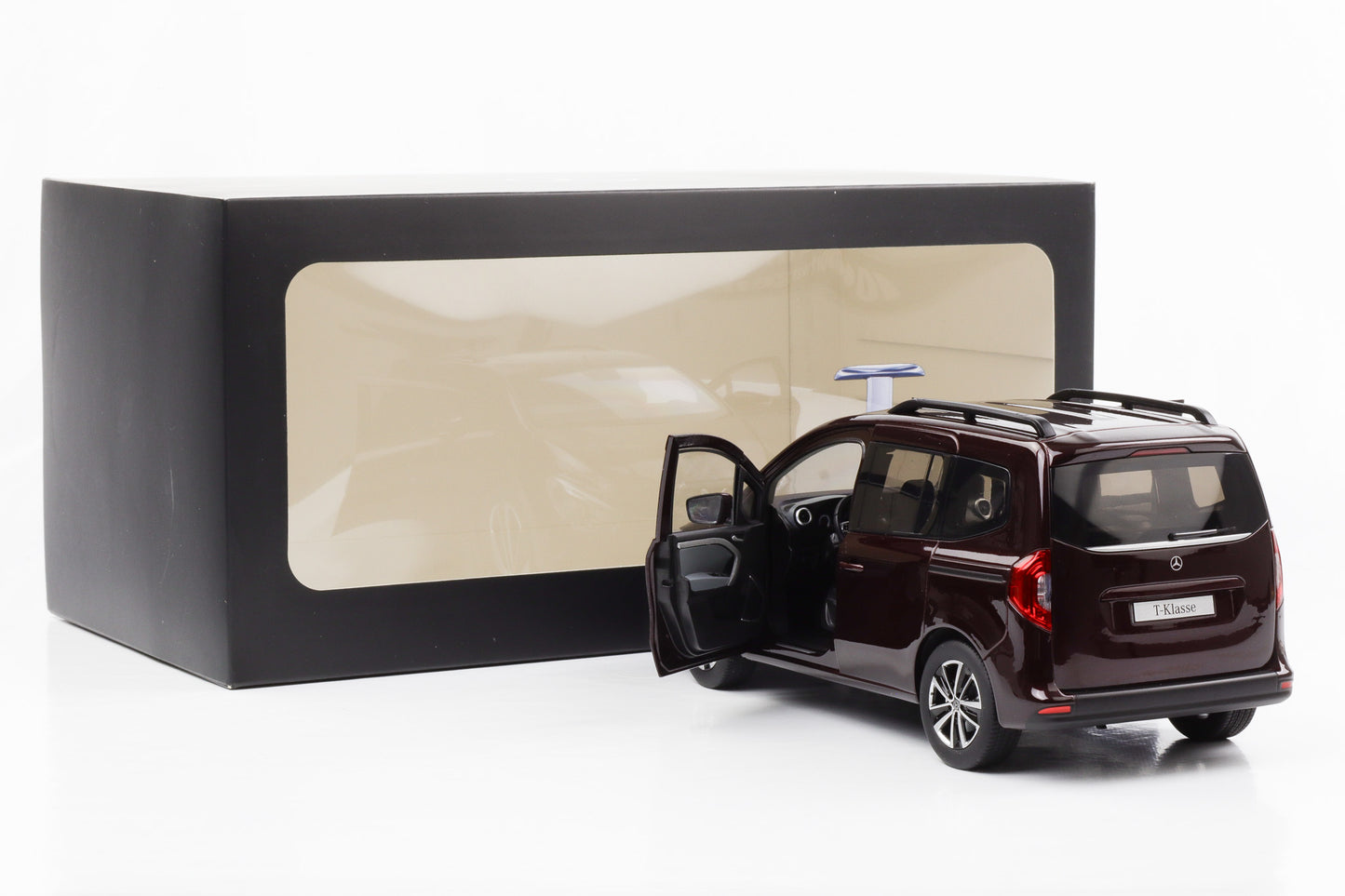 1:18 Mercedes-Benz Citan VS11 T Klasse Van Rubellit rot Dealer NZG