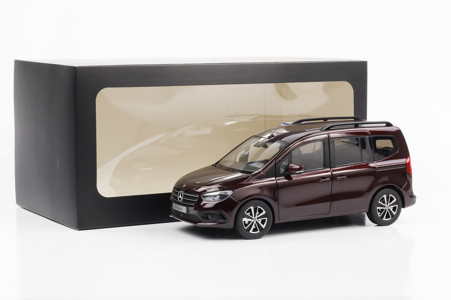 1:18 Mercedes-Benz Citan VS11 T Klasse Van Rubellit rot Dealer NZG