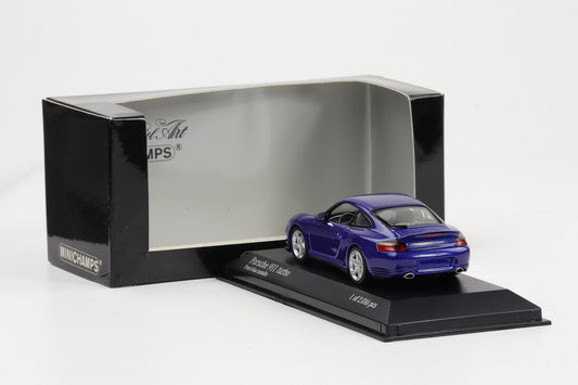 1:43 Minichamps Porsche 911 996 Turbo 1999 Prost blau metallic
