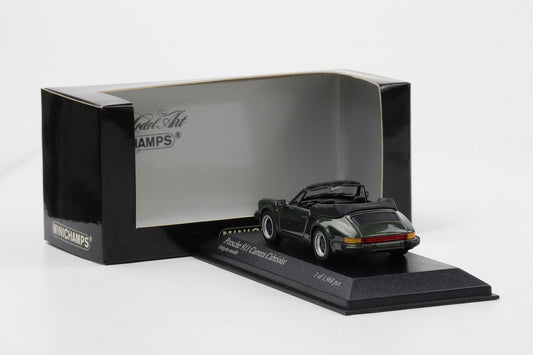 1:43 Minichamps Porsche 911 Carrera Cabriolet 1983 Oakgrün-metallic