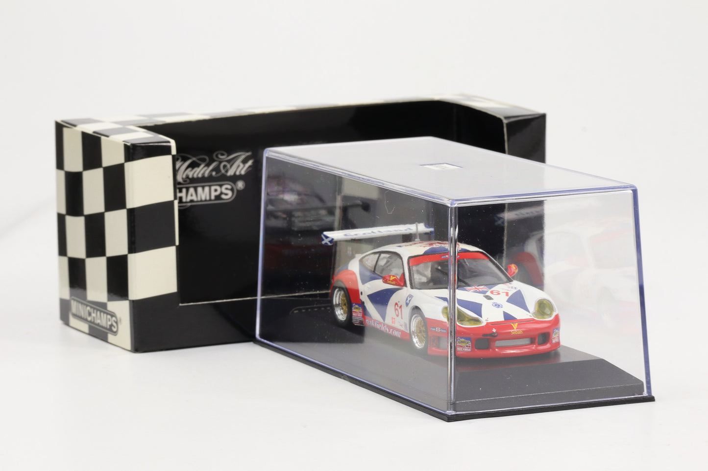 1:43 Minichamps Porsche 911 GT3 RS 12h Sebring 2003 #61 Fisken Hayden Donaldson