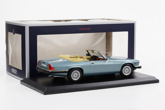 1:18 Norev Jaguar XJ-S 5.3 H.E. Cabriolet 1988 hellblau metallic 182635