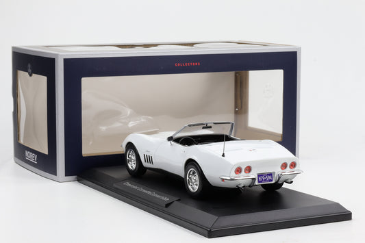 1:18 Norev Chevrolet Corvette C3 Convertible 1969 Can Am white 189038