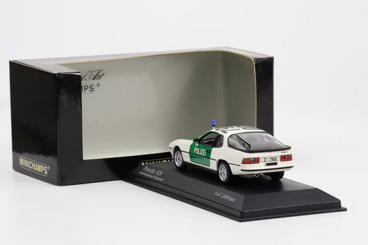1:43 Minichamps Porsche 911 924 1970 Autobahnpolizei Düsseldorf grün-weiß