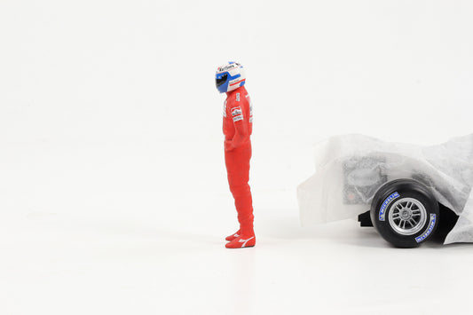 1:18 Cartrix Figur Prost McLaren Honda 1989 Formel 1 ca. 10cm bemalt