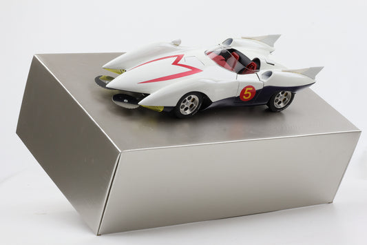 1:18 Schwyn Haas Aluminium Body Hamilton Speed Racer Go Go MACH 5 White Version