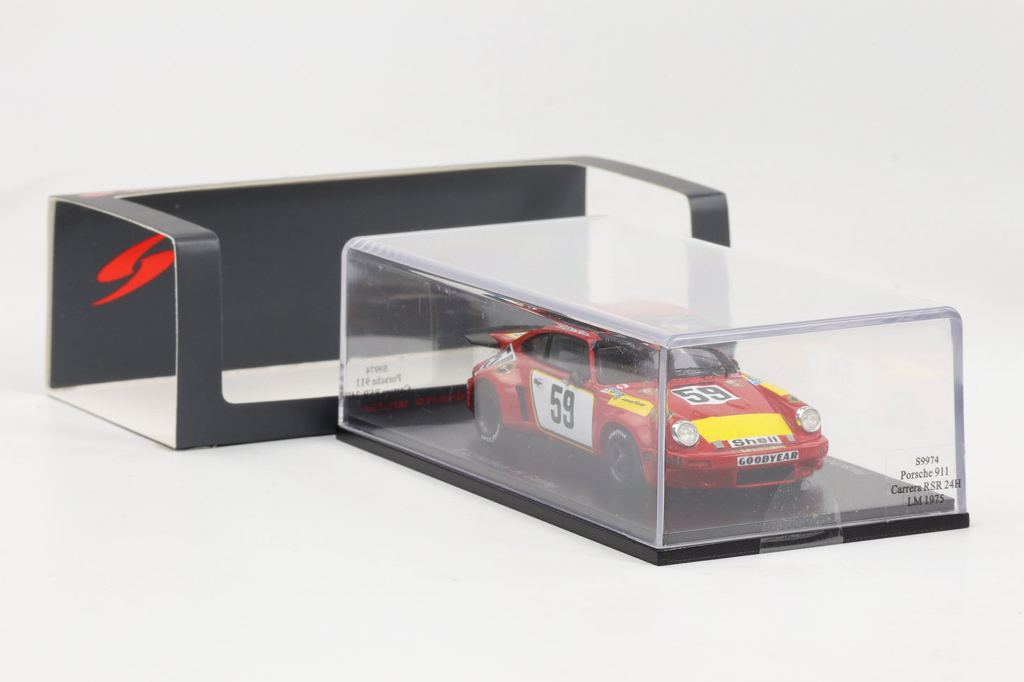 1:43 Spark Porsche 911 Carrera RSR #59 Schenken Ganley 24h LeMans 1975